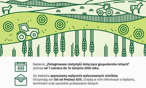 Zdjęcie do Badanie zintegrowane statystyki dotyczące gospodarstw rolnych