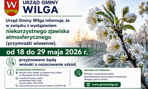 Zdjęcie do Szacowanie szk&oacute;d w rolnictwie (przymrozki wiosenne)