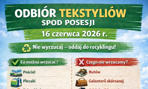 Odbiór tekstyliów 16.06.2026